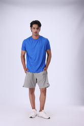 Iron Lift T Shirt Cobalt